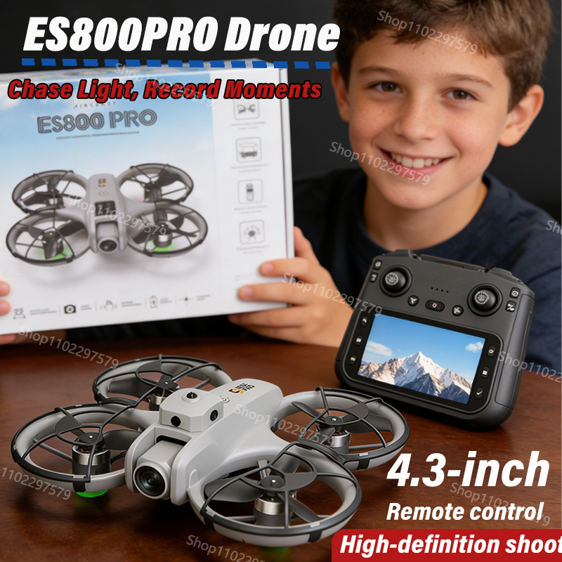 Drone Camera Vlog - 2026 ES800Pro Drone 4.3-inch Large Screen