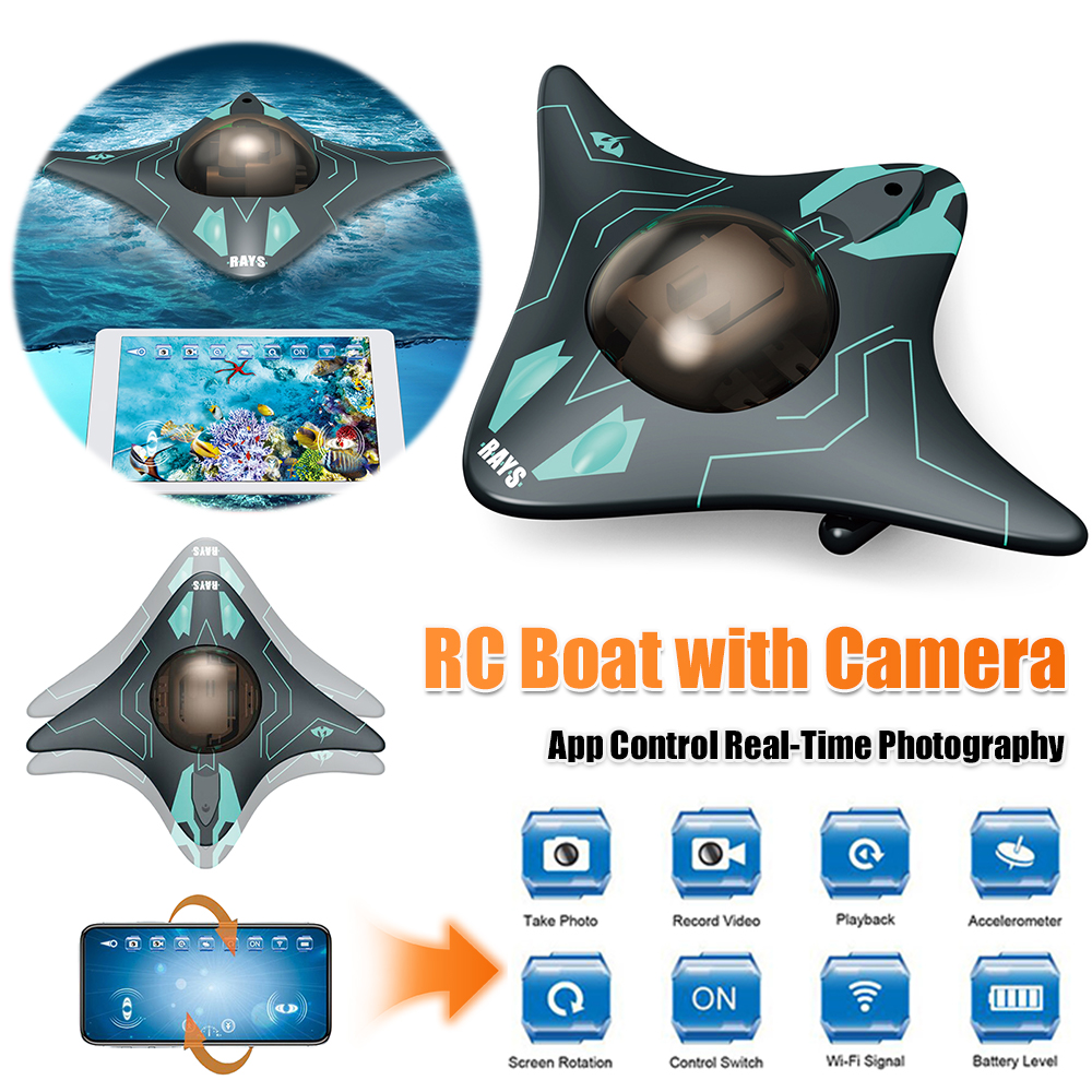 RC Boat with Camera App Contro - Drone Camera Waterproof review and price