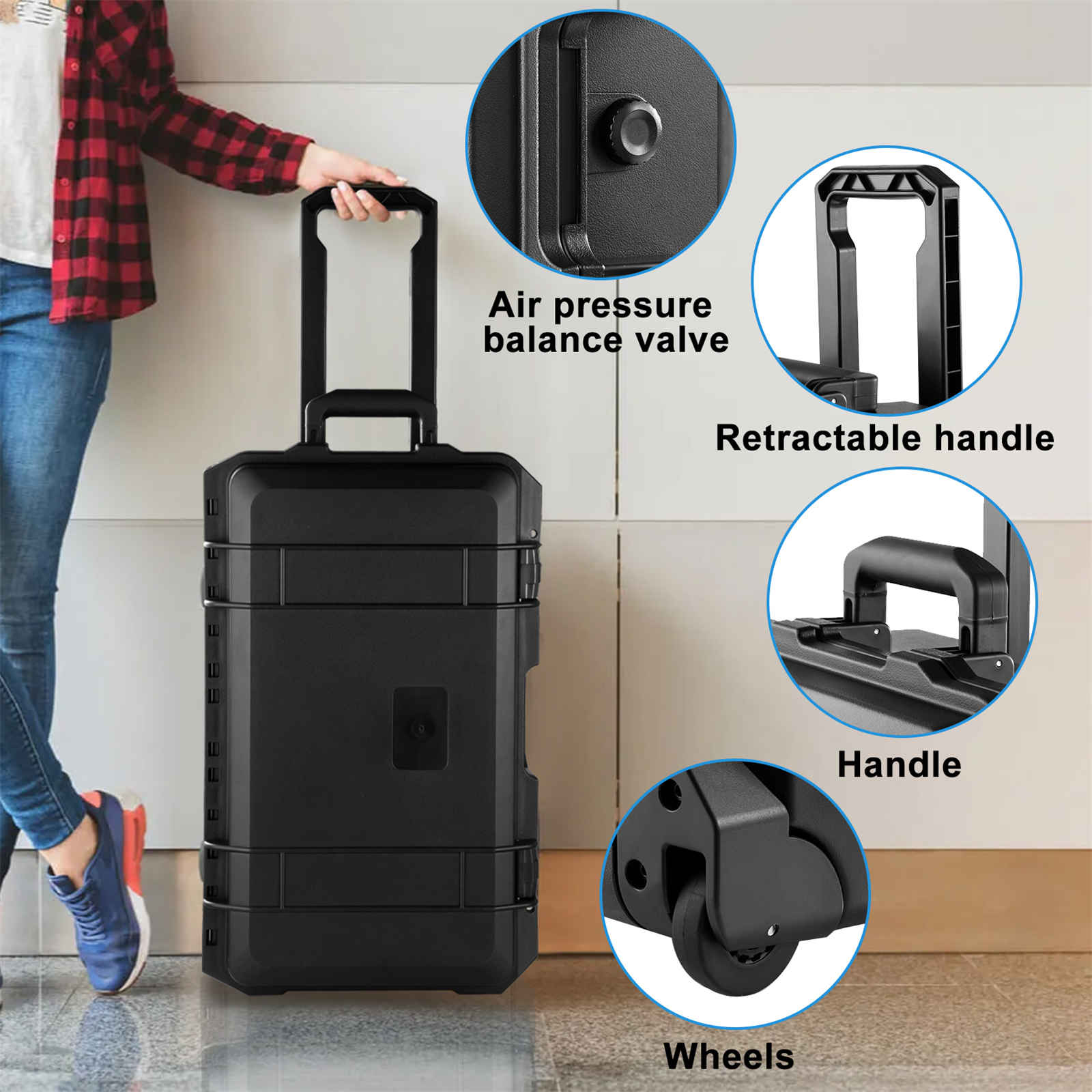 Rolling Camera Case, Portable  - Drone Camera Case review and price