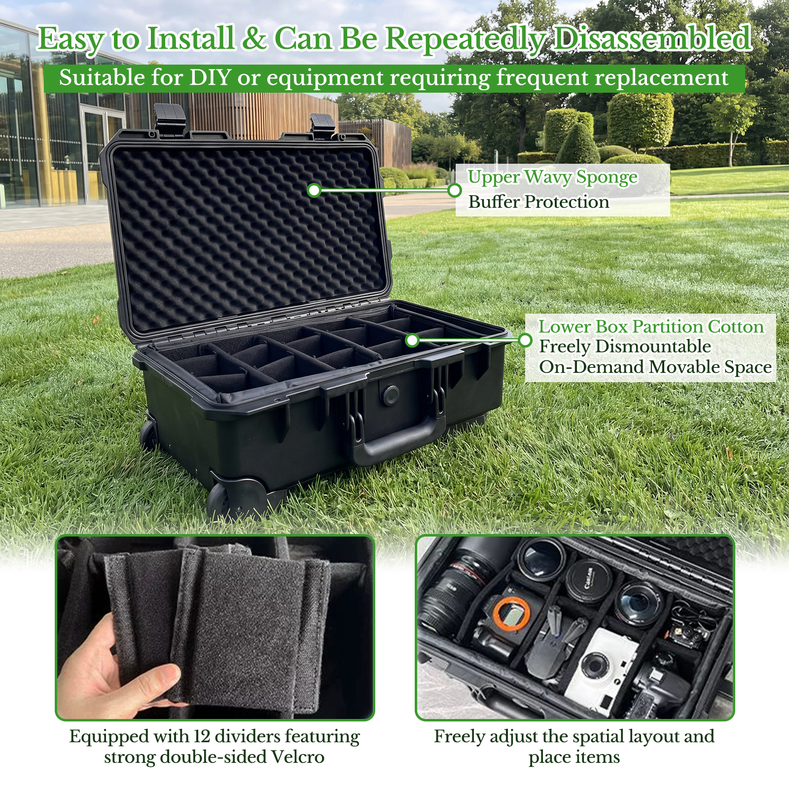 Camera Large Protective Hard C - Drone Camera Waterproof review and price