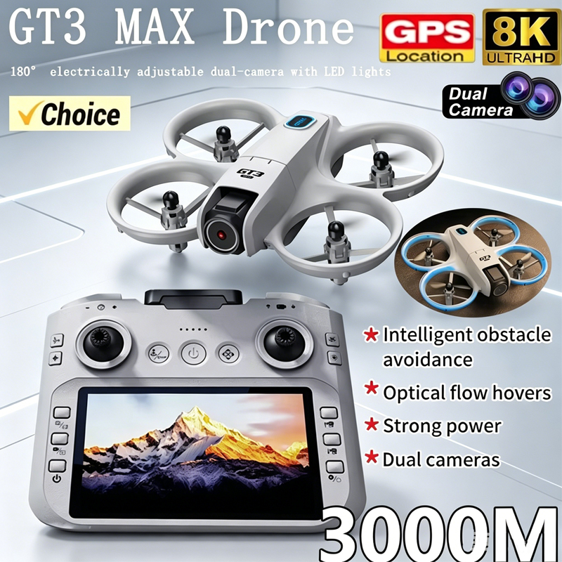 2026 GT3Max HD 8K RC Drone wit - Drone Camera Wide Angle review and price