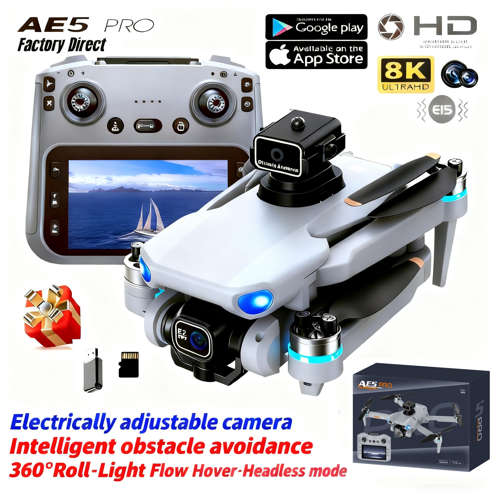 2026 New AE5 Pro Drone 8K HD 4 - Drone Camera Thermal review and price