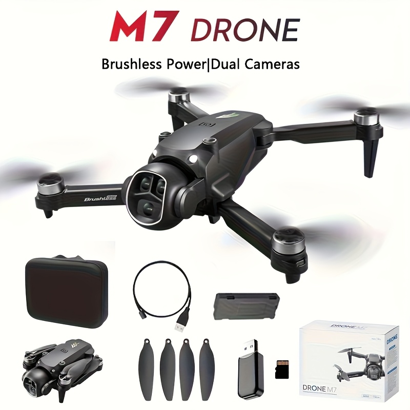 Upgraded Brushless Drone with  - Drone Camera Vlog review and price