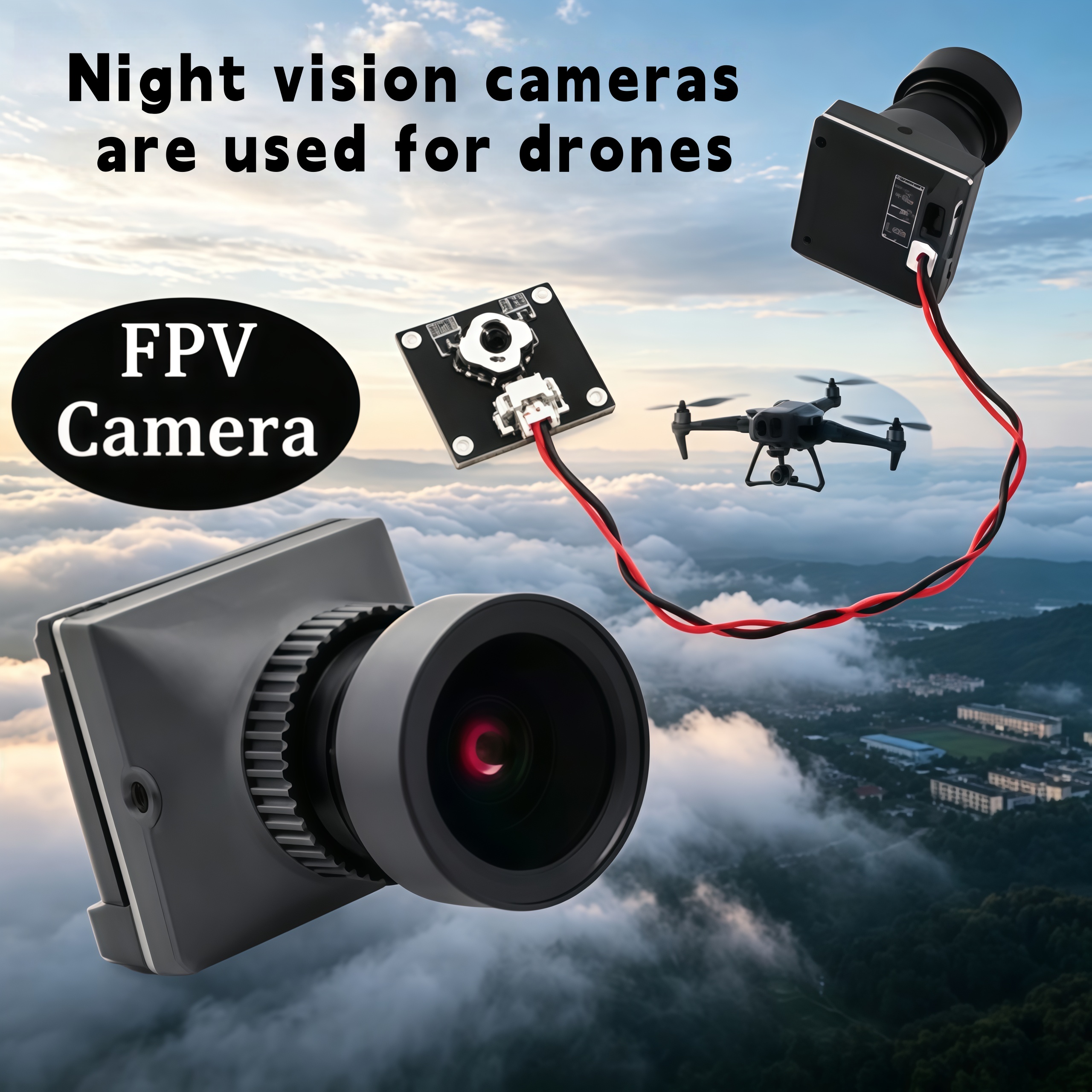 1500TVL HD CADDX Snail FPV Cam - Drone Camera Night Vision review and price