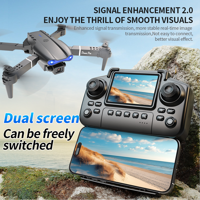E99 PRO Drone Screen Control A - Drone Camera Professional review and price